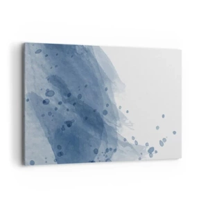 Canvas picture - Blue Tulle - 120x80 cm