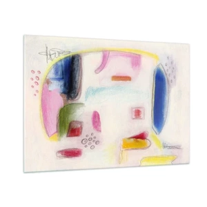 Glass picture - More Convex than Concave or Flat - 100x70 cm