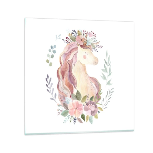 Glass picture - Invitation to the Fairytale World - 70x70 cm