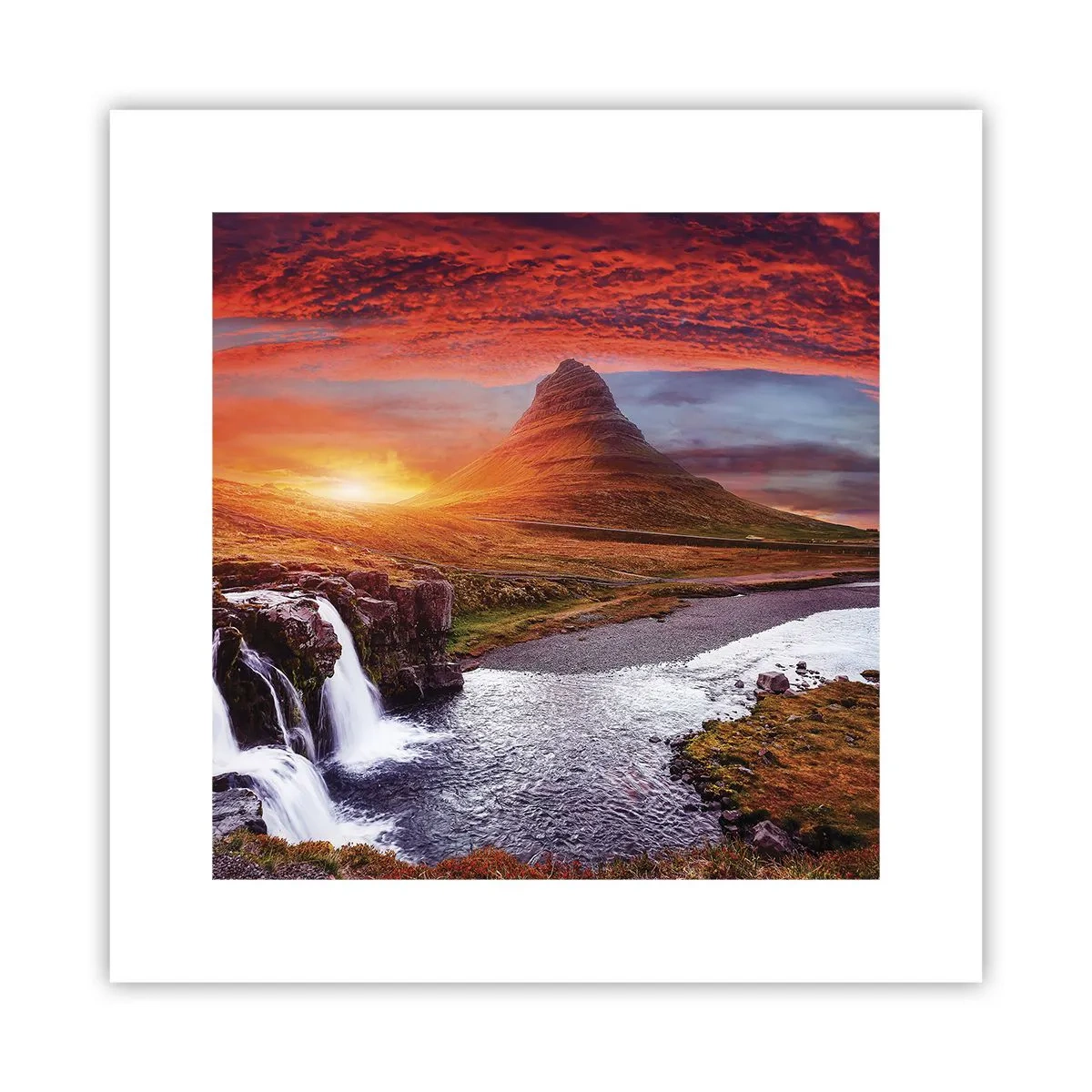 Poster - View of Middle-Earth - 30x30 cm