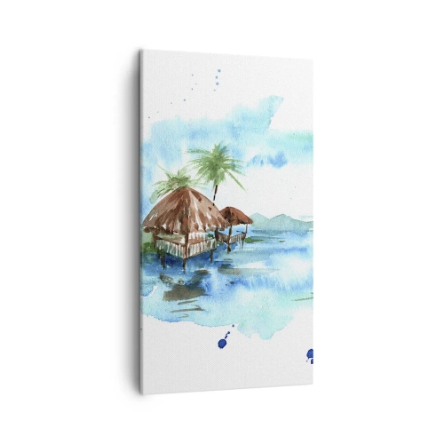 Canvas picture - Somewhere in the Pacific - 45x80 cm