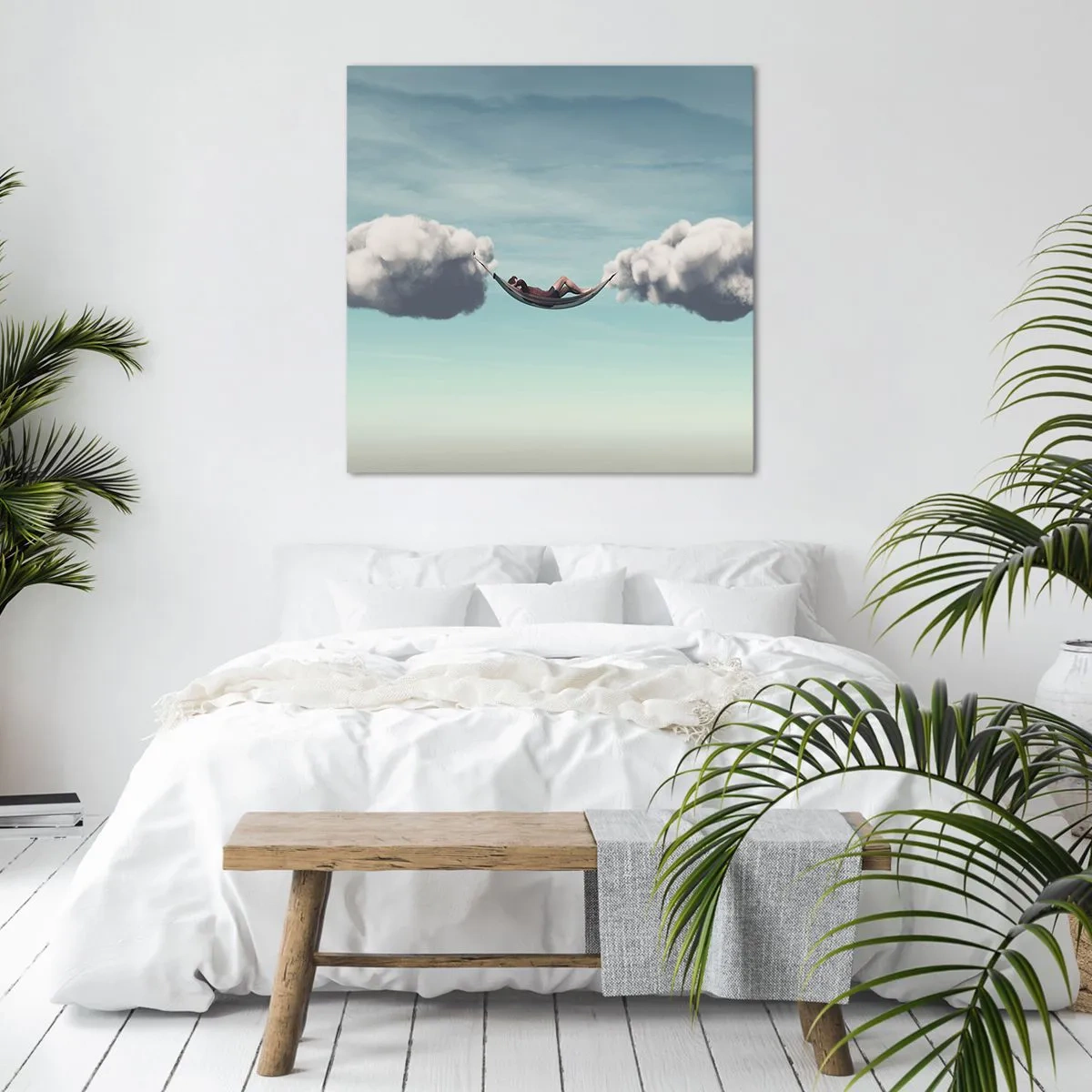 Canvas picture - Blissful Moment - 60x60 cm