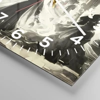 Clock face with numbers