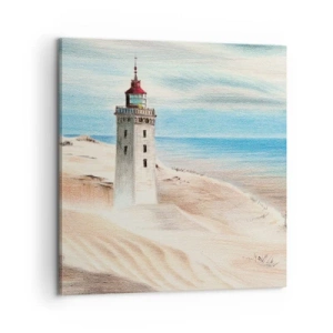 Canvas picture - Always Staring at the Sea - 60x60 cm