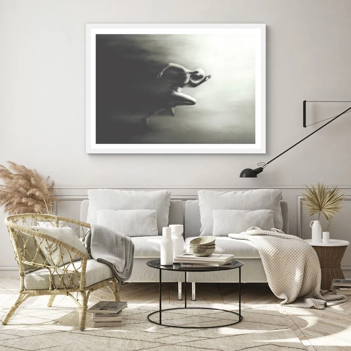 Poster in white frmae - Unstoppable - 100x70 cm