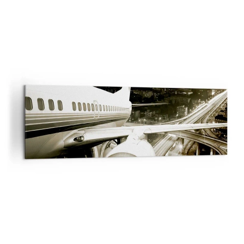 Canvas picture - Flying into the Night - 160x50 cm