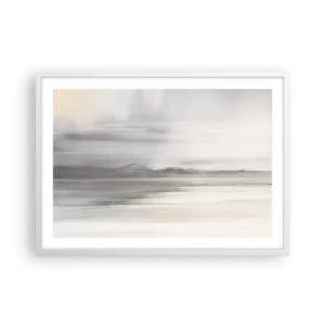 Poster in white frmae - Thoughtful Distance - 70x50 cm