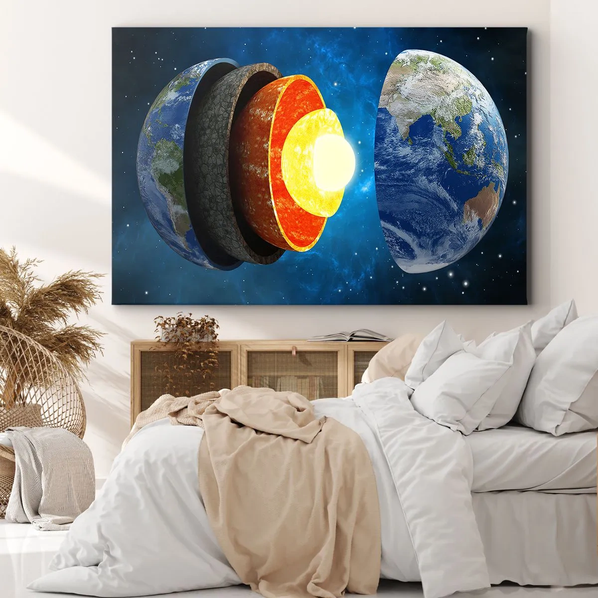 Canvas picture - Journey to the Interior of the Earth - 100x70 cm