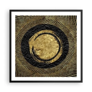 Poster in black frame - Composition Glamour - 60x60 cm