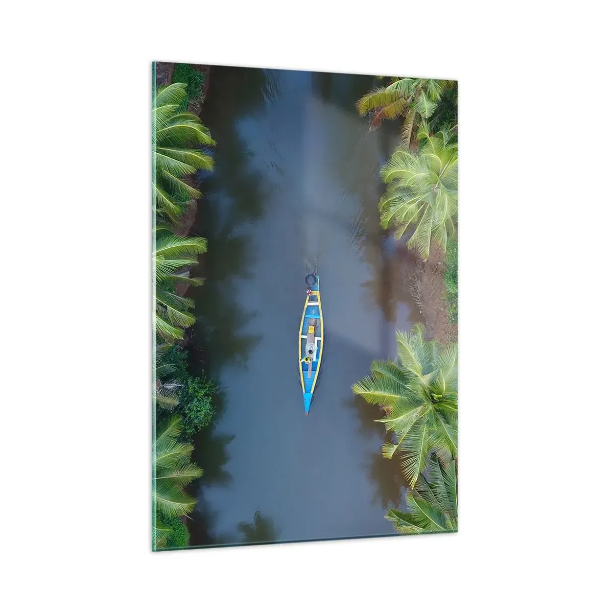 Glass picture - On Tropical Trail - 50x70 cm
