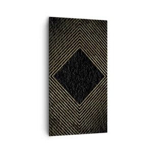 Canvas picture - Geometry Glamour Style - 55x100 cm