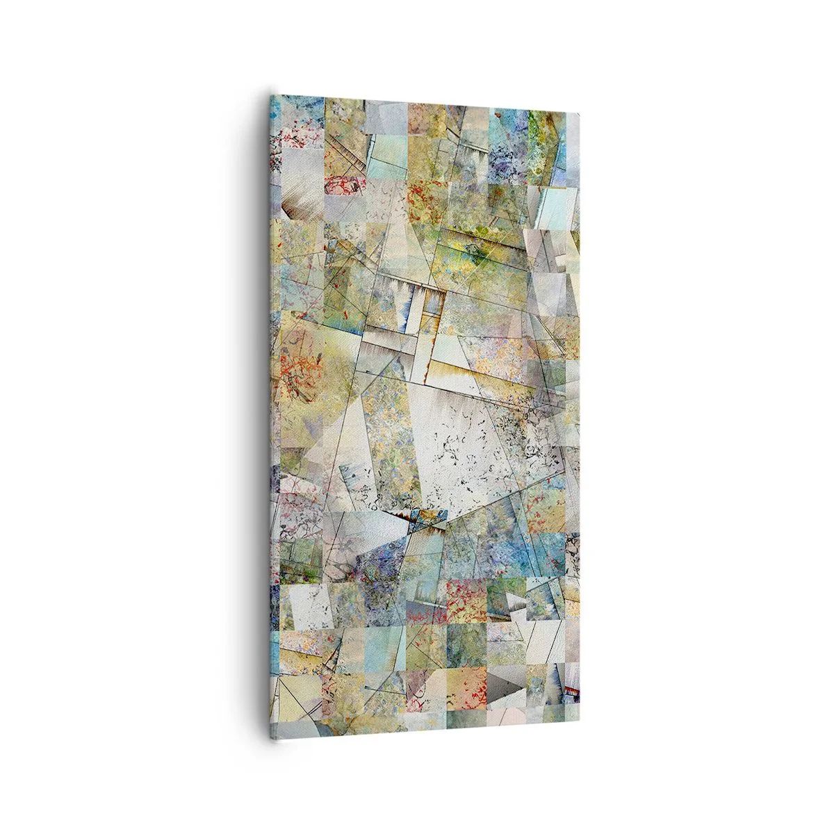 Canvas picture - Geometric Reshuffling - 65x120 cm