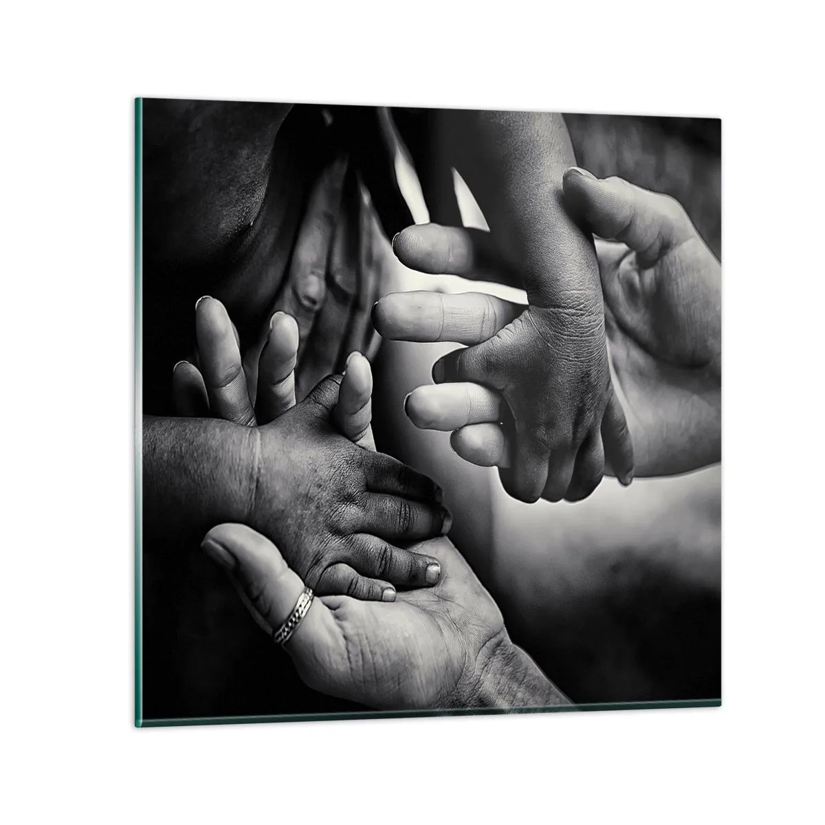 Glass picture - To be a Man - 60x60 cm