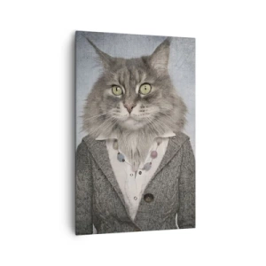 Canvas picture - Furcoats Are in Vogue Again - 80x120 cm