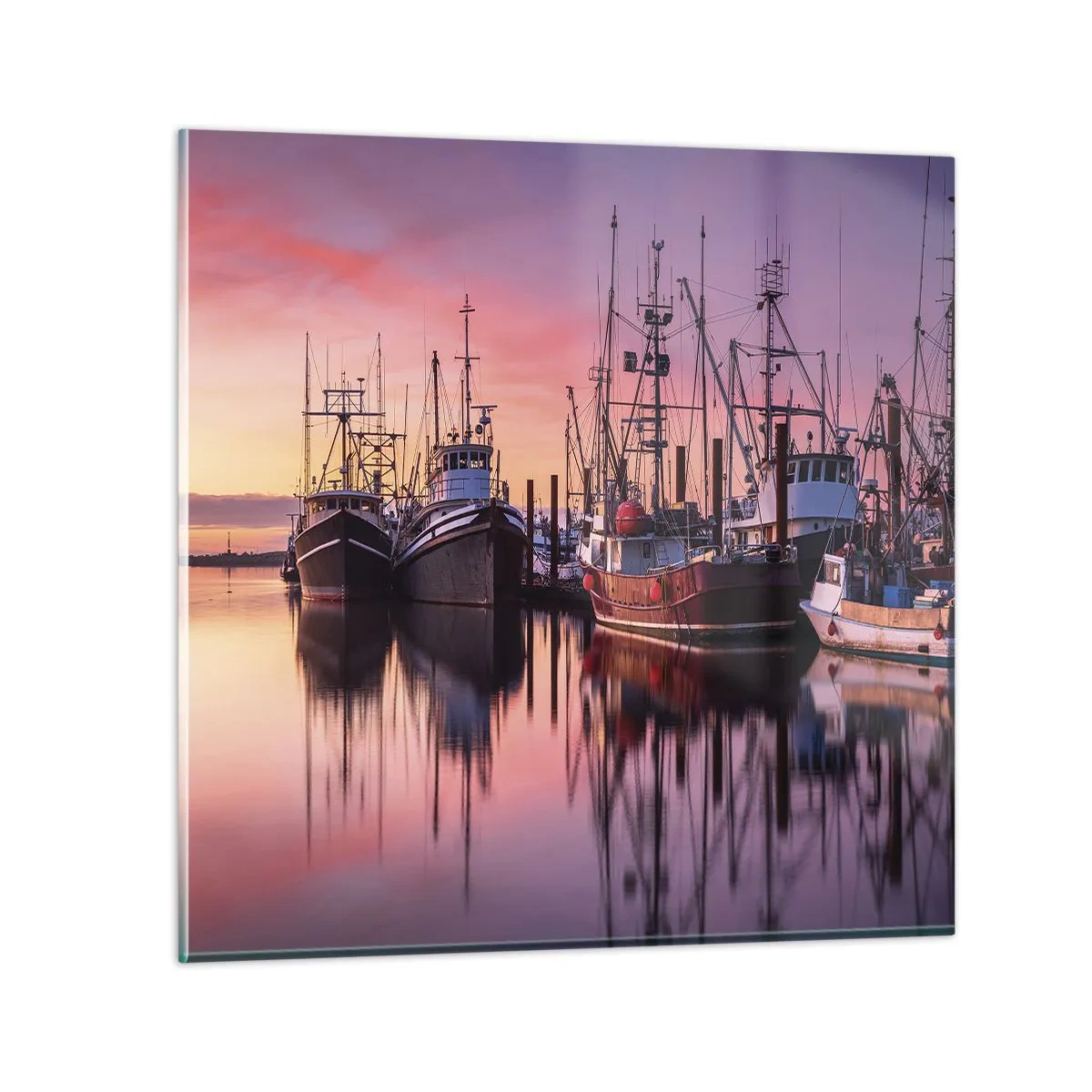 Glass picture - Before Dawn - 70x70 cm