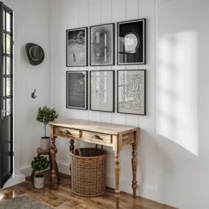 Scandinavian entrance - Inspiration for the hall