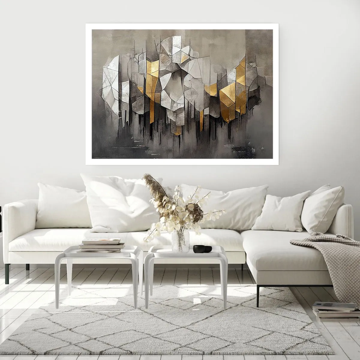 Poster - Composition of Ice and Light - 70x50 cm