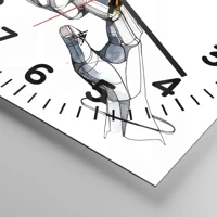 Clock face with numbers