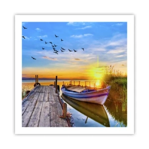 Poster - Goodbye, See You tomorrow - 60x60 cm