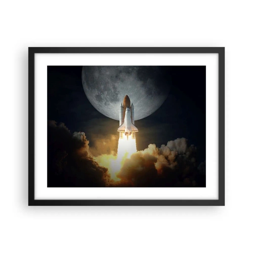 Poster in black frame - Beginning of Unearthly Adventure - 50x40 cm
