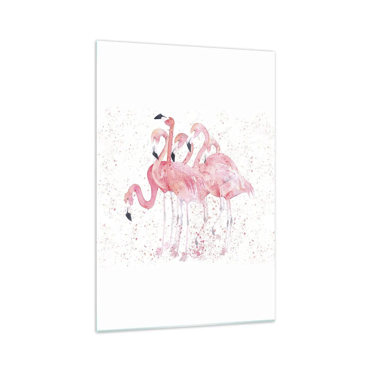 Glass picture - Pink Power - 70x100 cm