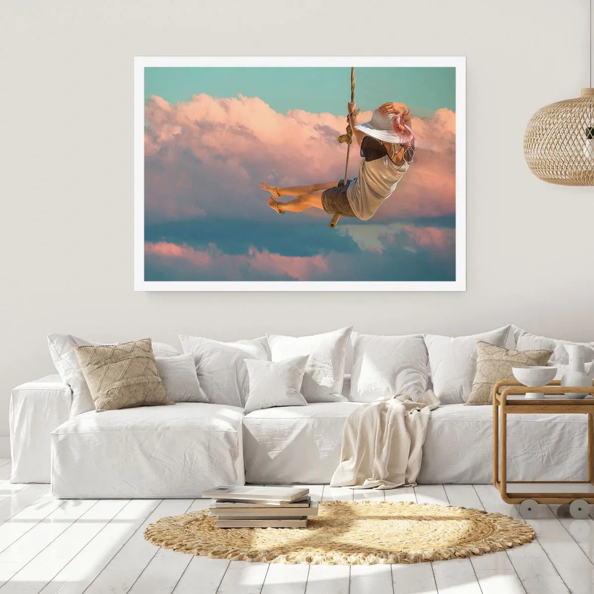 Poster - Fun in the Clouds - 70x50 cm