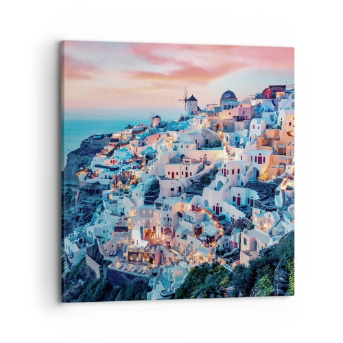 Canvas picture - Your Big Greek Holidays - 70x70 cm