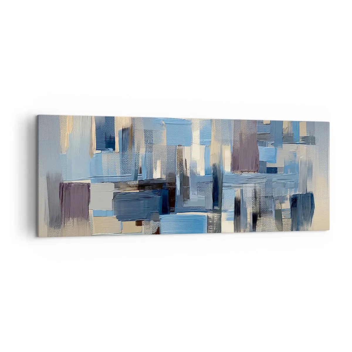 Canvas picture - Blue Construction - 140x50 cm
