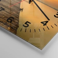 Clock face with numbers