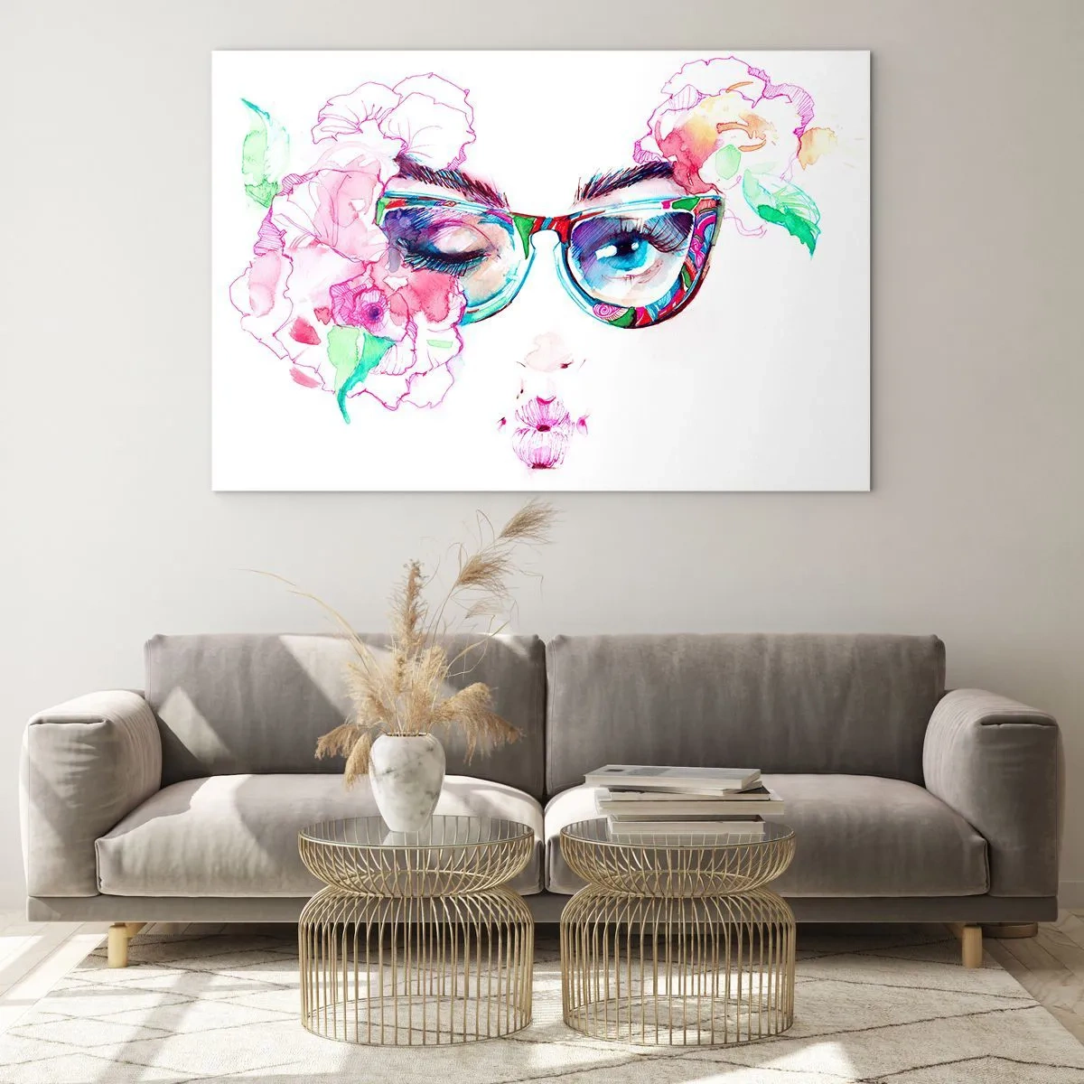 Glass picture - Tempting Promise - 120x80 cm