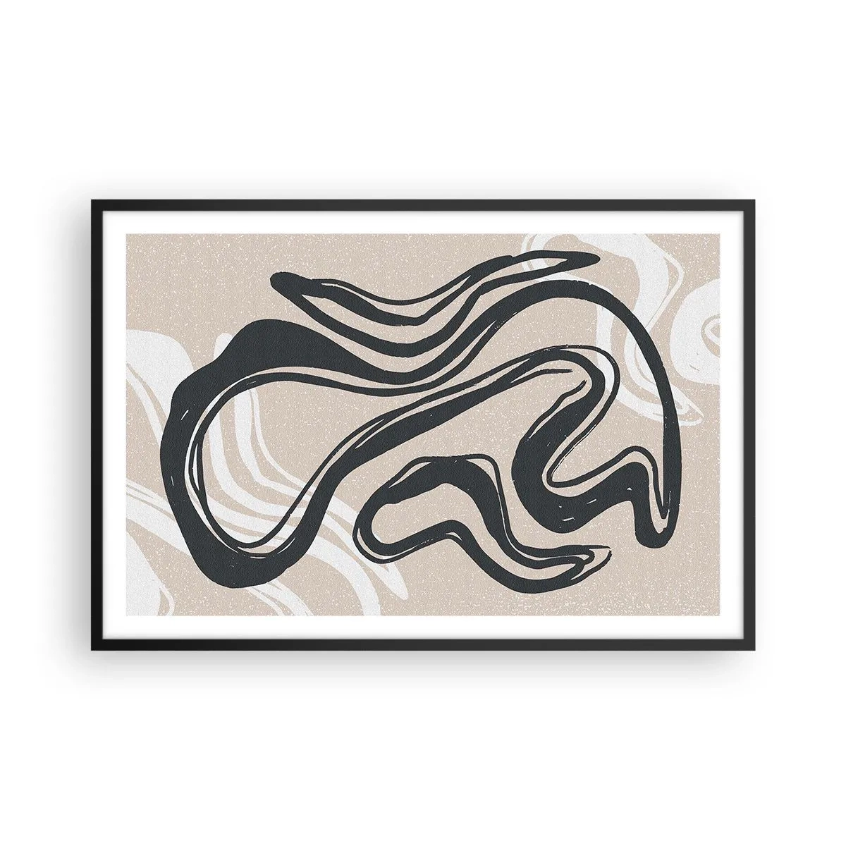 Poster in black frame - Multiplied Expression - 91x61 cm