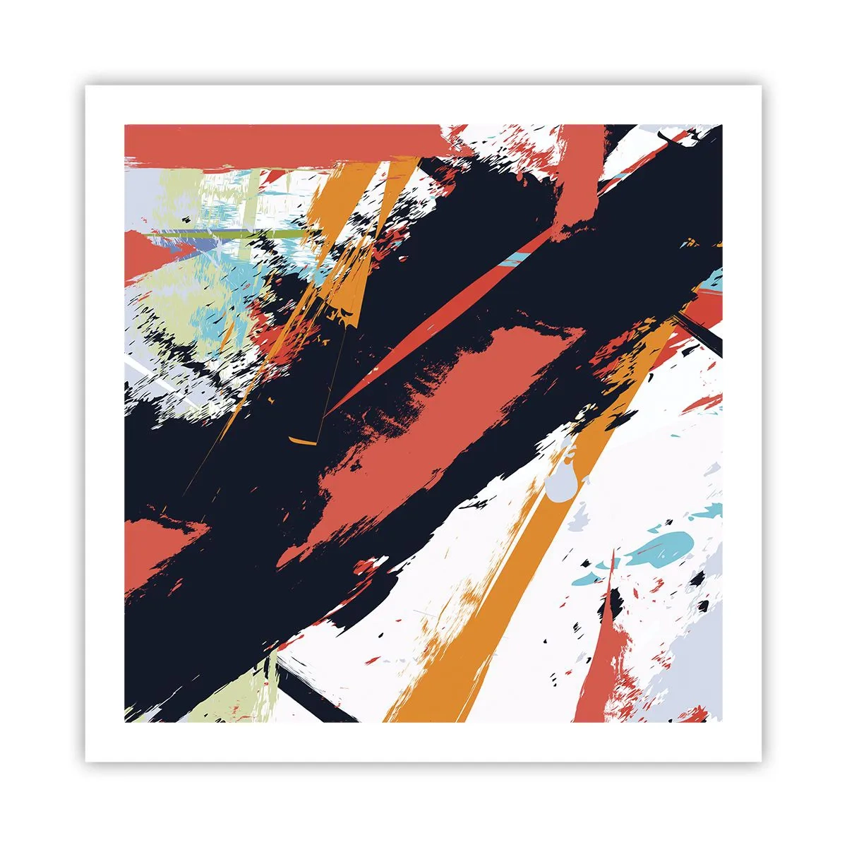 Poster - Dynamic Composition - 60x60 cm