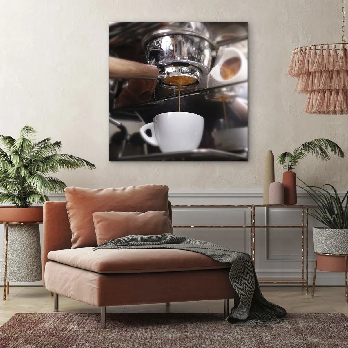 Canvas picture - Good Moment of the Day - 40x40 cm