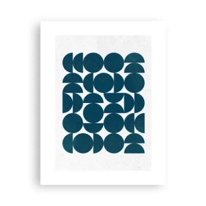 Poster - Circles and Semicircles - 30x40 cm