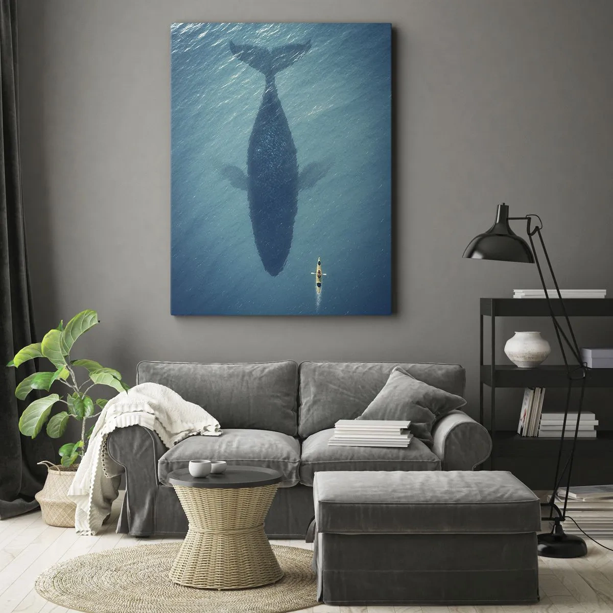 Canvas picture - Meeting at the Ocean - 80x120 cm