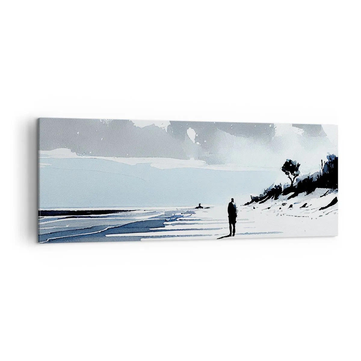 Canvas picture - All Alone - 140x50 cm
