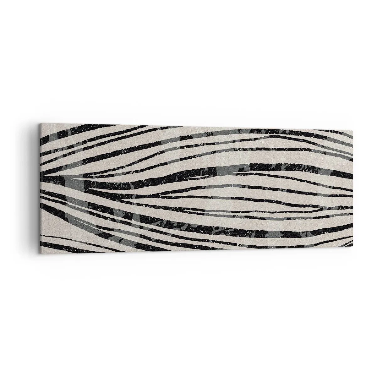 Canvas picture - Spillover of Lines - 140x50 cm