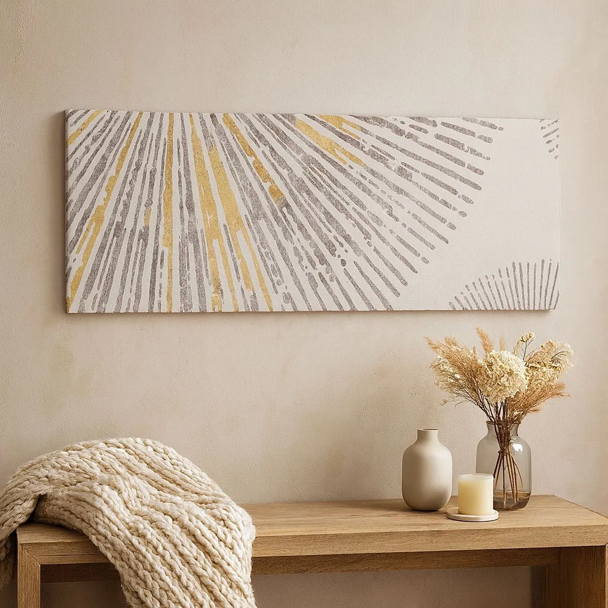 Canvas picture - Beauty of a Ray - 100x40 cm
