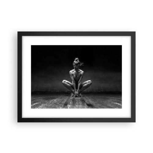 Poster in black frame - Concentration of Dancing Energy - 40x30 cm