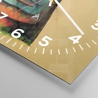 Clock face with numbers