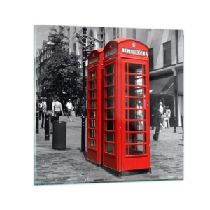 Glass picture - , - 70x70 cm