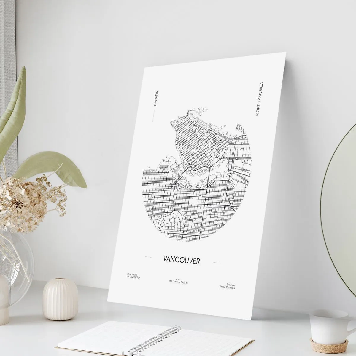 Poster - Anatomy of Vancouver - 50x70 cm