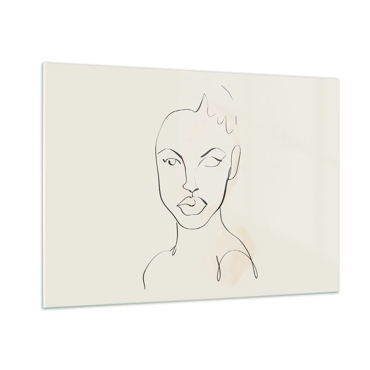 Glass picture - Outline of Sensuality - 100x70 cm