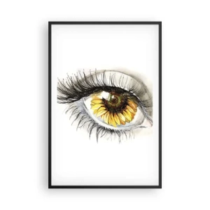 Poster in black frame - Look Hot As a Summer - 61x91 cm