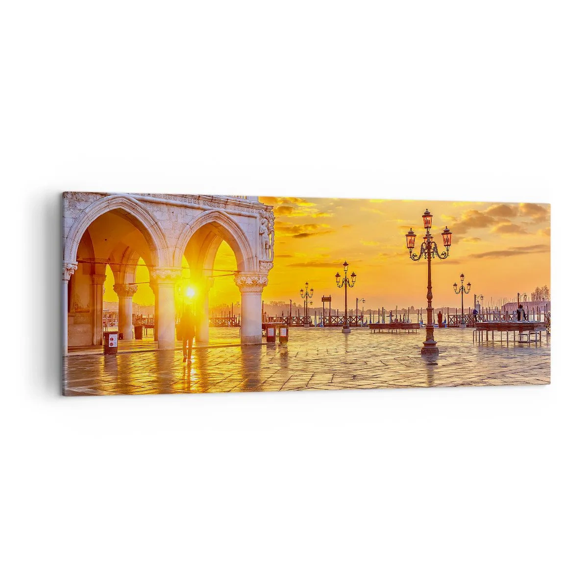 Canvas picture - Where Is Everybody? - 140x50 cm