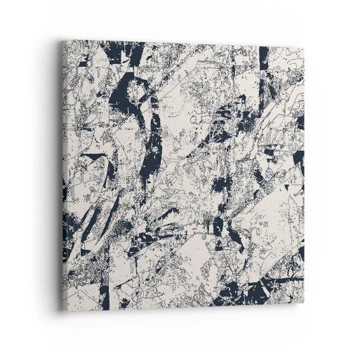 Canvas picture - Infilitration of Opposites - 40x40 cm