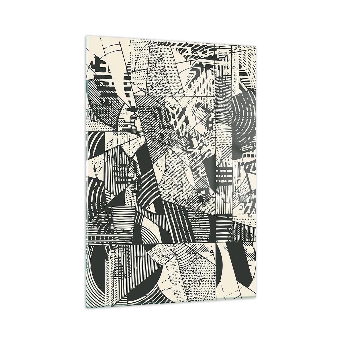 Glass picture - Dynamics of Contemporaneity - 50x70 cm