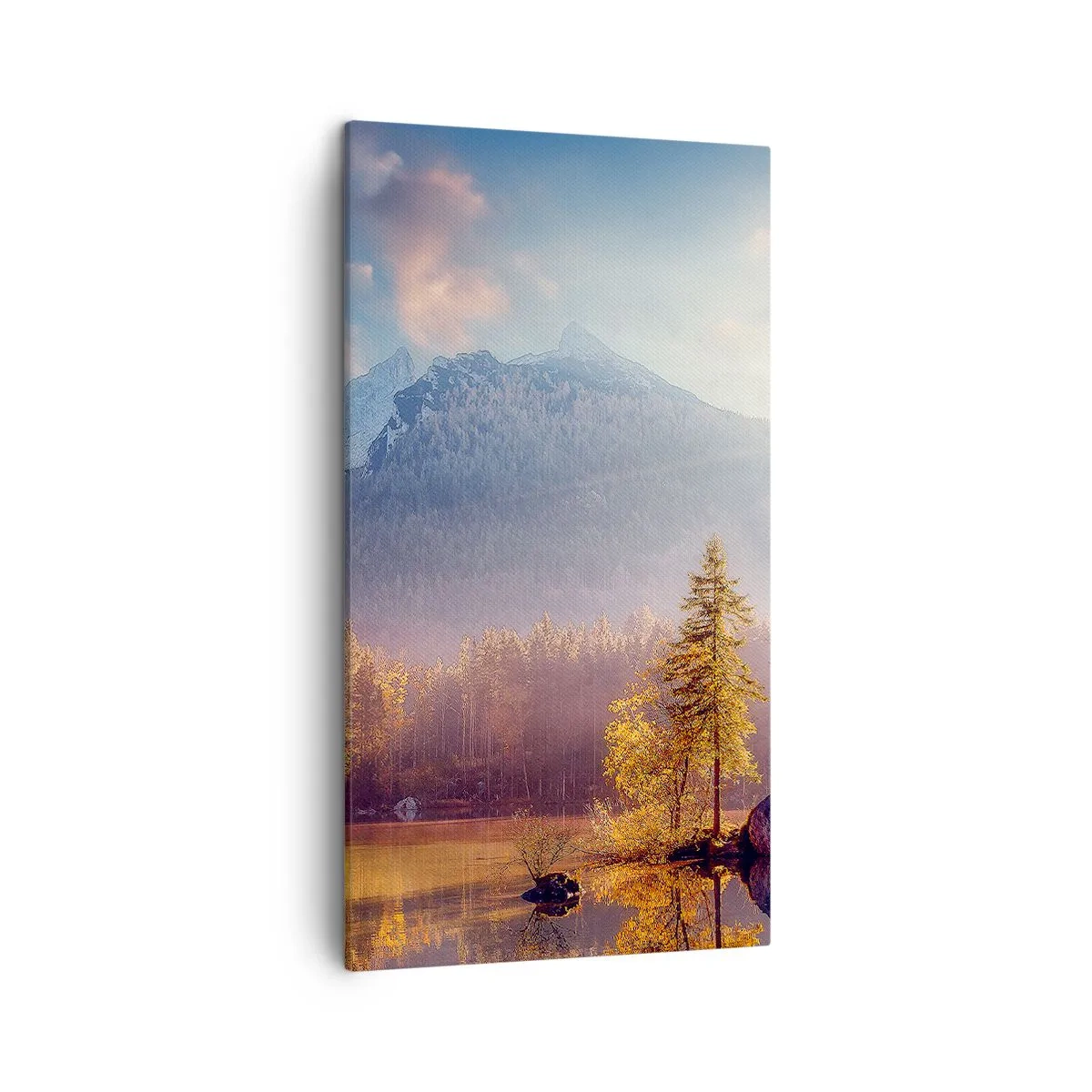 Canvas picture - In the Mountains and Valleys - 45x80 cm