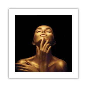 Poster - Like Golden Silk - 40x40 cm