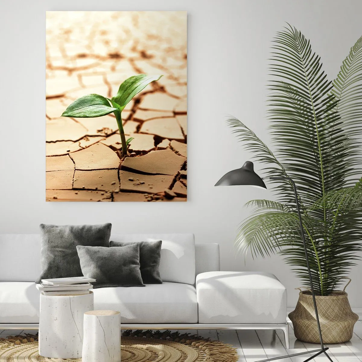 Glass picture - Untamed Life Force - 50x70 cm
